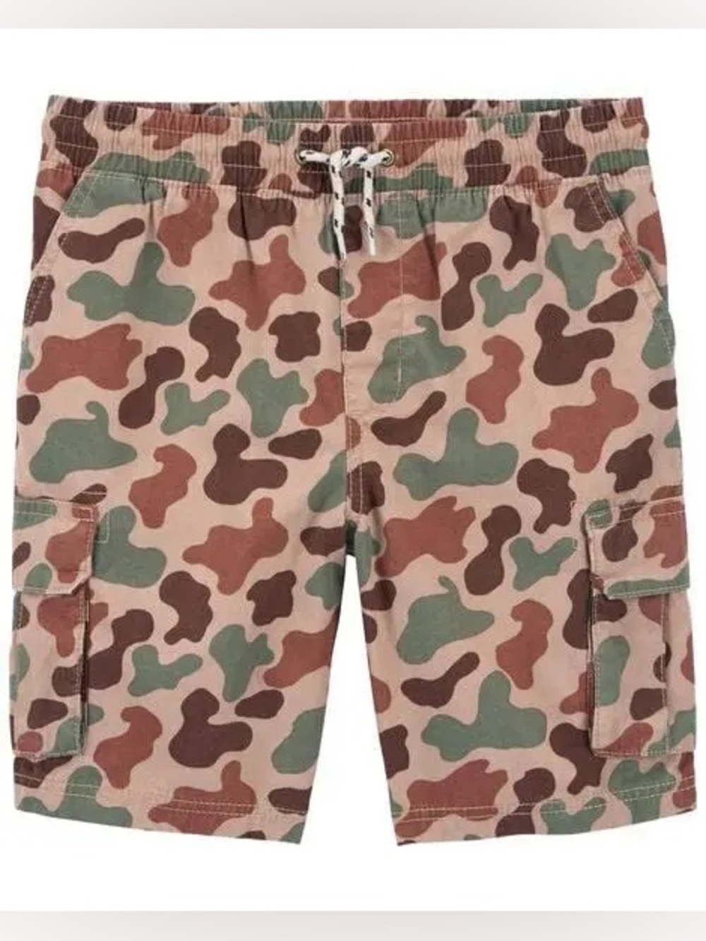 Carter's Boys Camouflage Cargo Shorts - Green/Brown/Tan